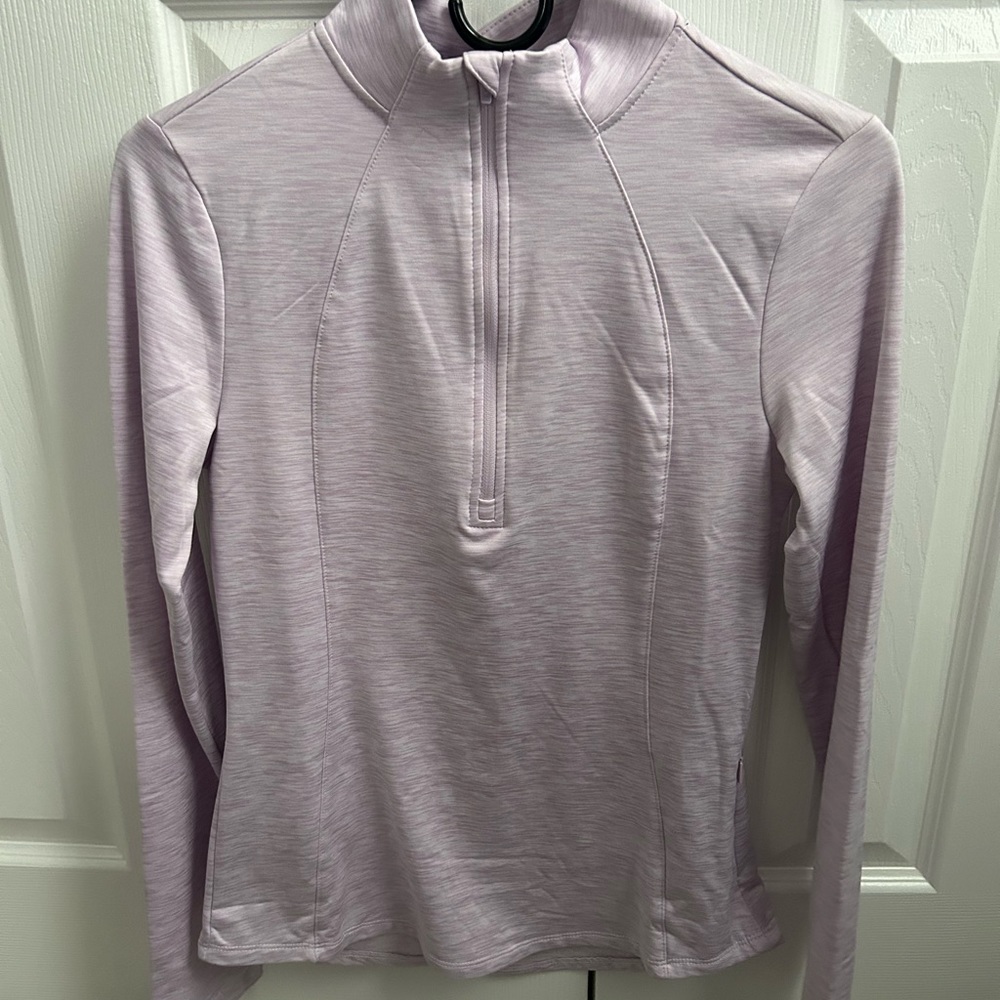 Light purple quarter zip